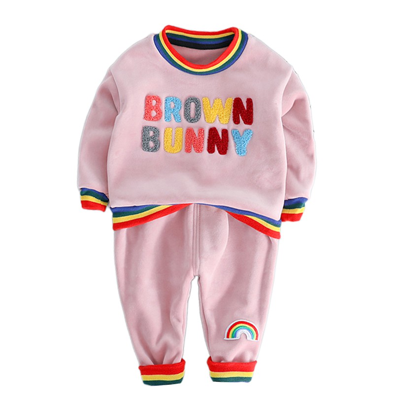 bộ nỉ bông dày ấm cho bé