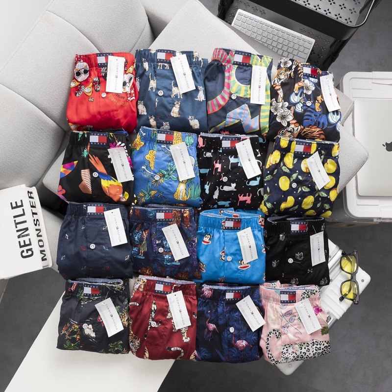 Quần đùi ngủ nam TMy có túi