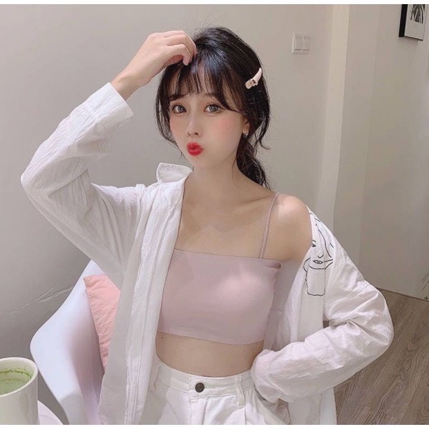 Áo Bra Quây Đúc Su Trơn Áo 2 Dây BB8881