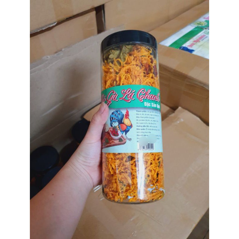 Hũ 250g Khô gà lá chanh