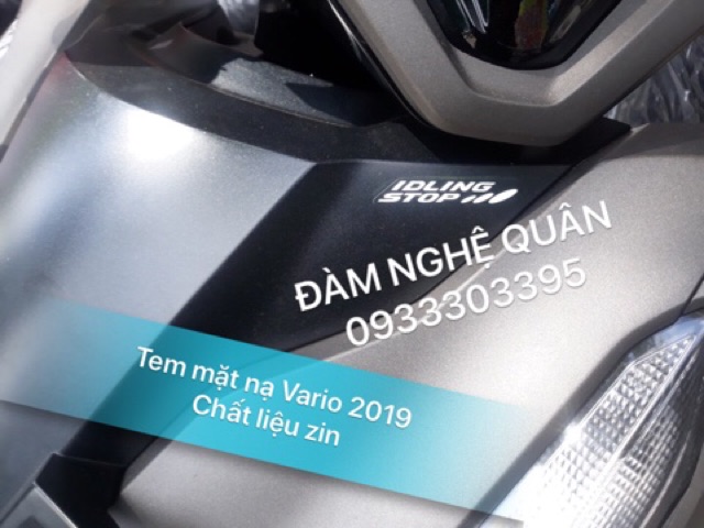Tem mặt nạ IDLING STOP Vario 2019 chất liệu zin mới 100% 💰 60,000 VND / 1 tem