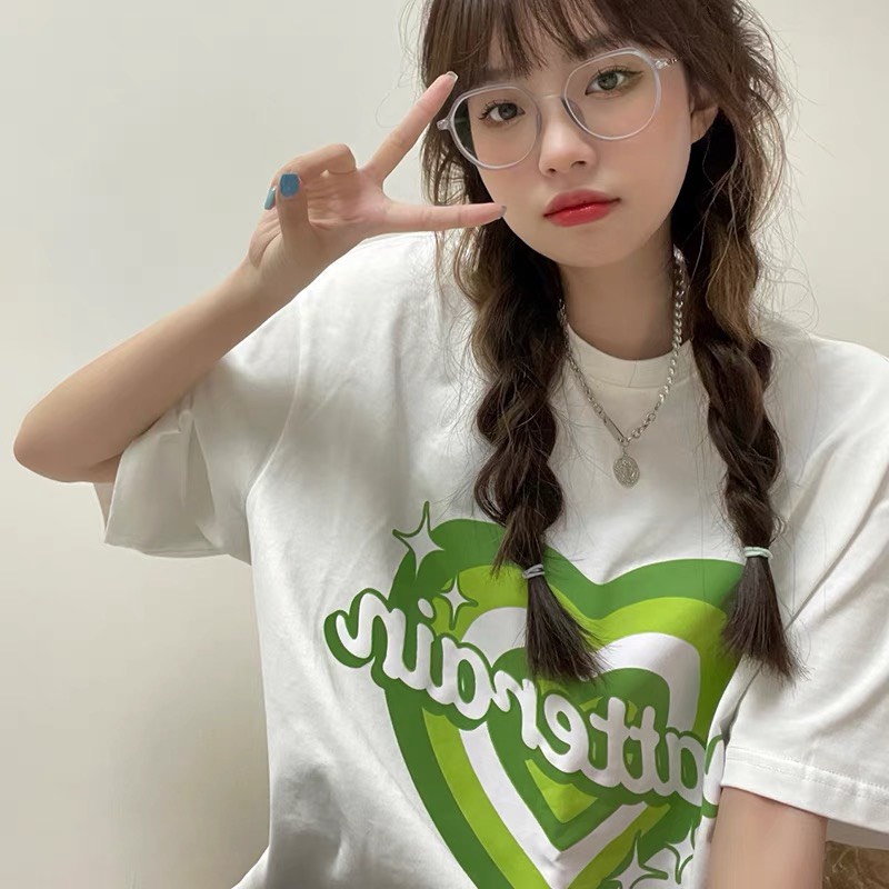 Áo thun phông nữ tay lỡ form rộng cổ tròn AT511