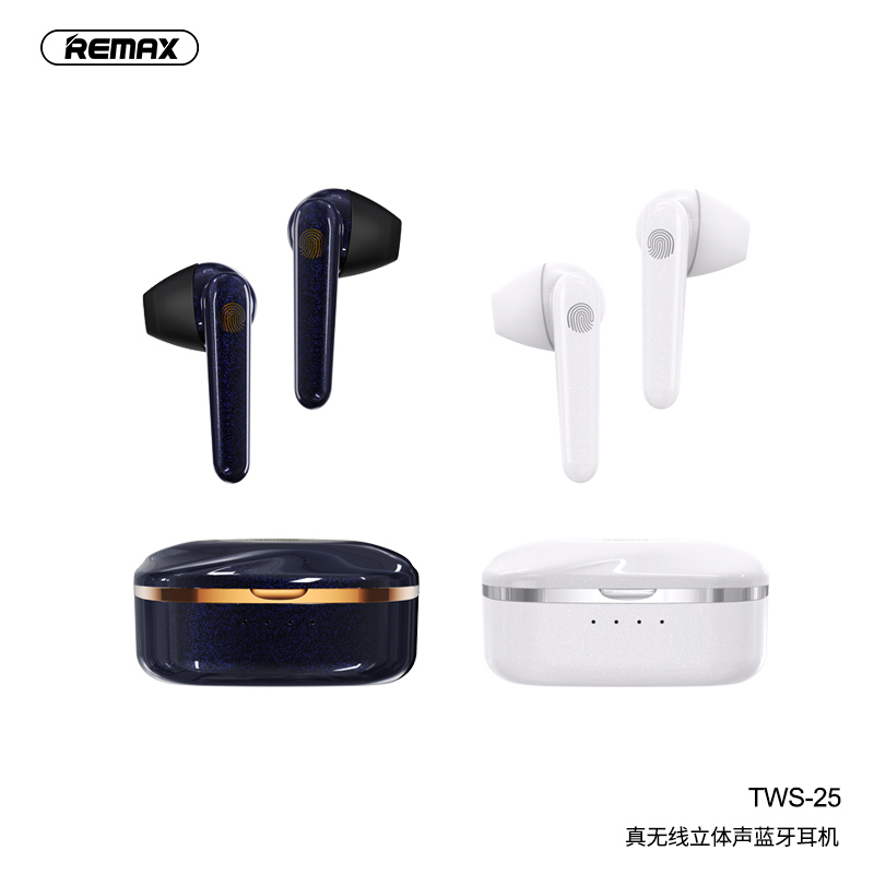 Tai Nghe Không Dây Remax, Tws-25 Kết Nối Bluetooth 5.0