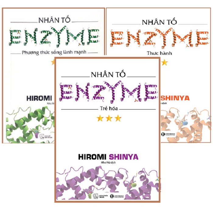 Sách - Combo 3 cuốn nhân tố enzyme( tập 1,2,3)