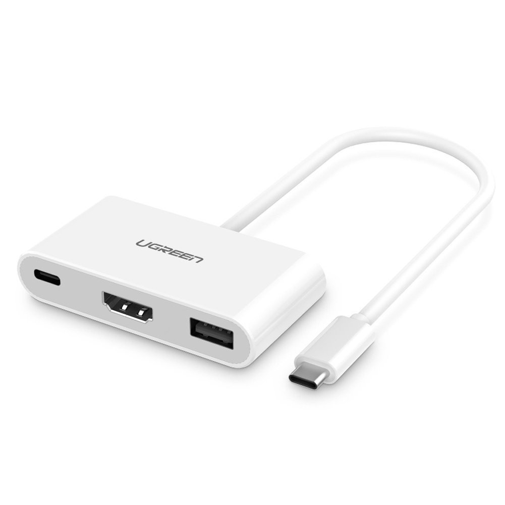 USB Type C to USB 3.0 +HDMI + C chính hãng Ugreen 30377