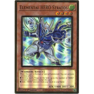 Thẻ bài Yugioh - TCG - Elemental HERO Stratos (Alternate Art)  / MAGO-EN004'