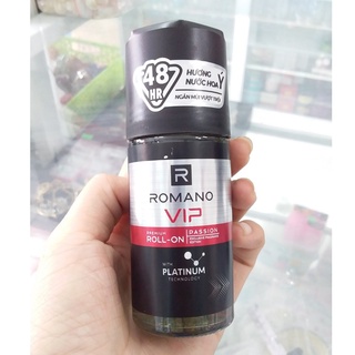 Lăn khử mùi Romano Vip Passion 50ml (đỏ)