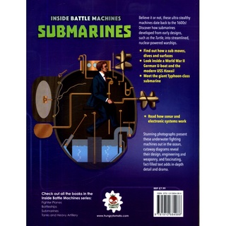 Sách thiếu nhi - Inside Batlle Machines: Submarines