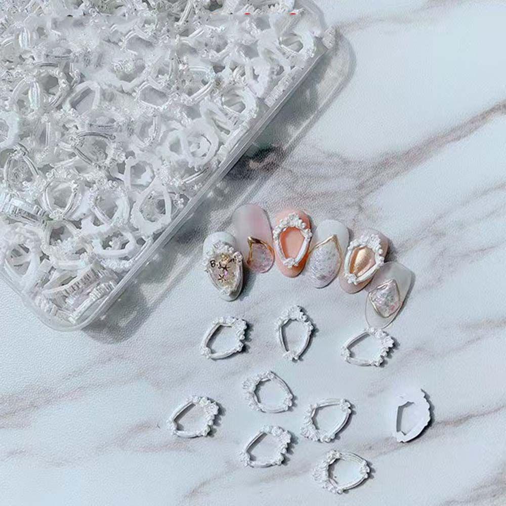 Phụ Kiện Trang Trí Móng Tay 3D Bằng Resin Phong Cách Retro Charms