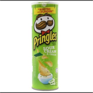 Snack khoai tây Pringles vị kem và hành hộp 100g