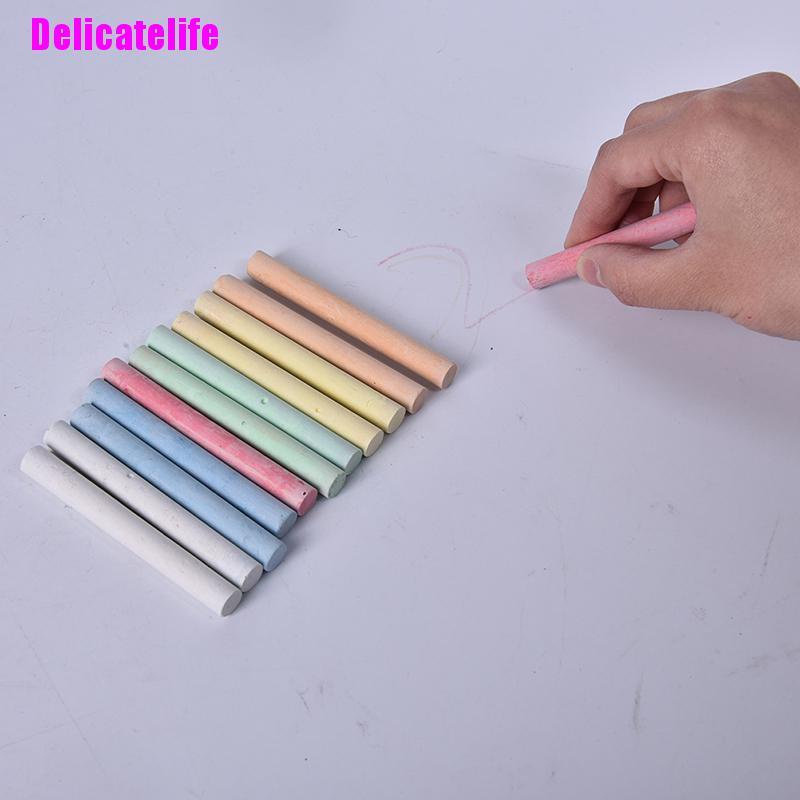 Set 12 phấn viết bảng đen không bụi tiện dụng