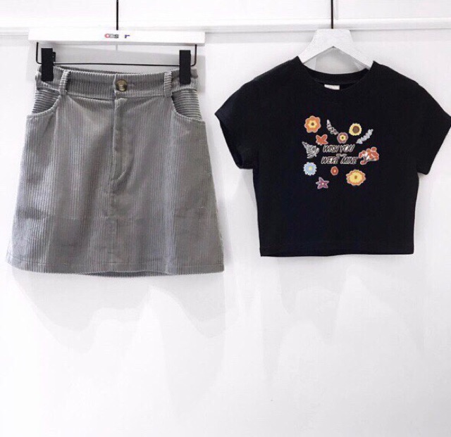 ☀️ CropTop Thêu Bông Nhí | BigBuy360 - bigbuy360.vn