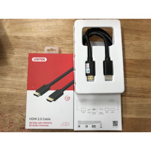 ✨ Cáp HDMI UNITEK Ultra 4k 1,5M/ 2m/ 3M/ 5M- Chống Nhiễu Cực Tốt- Bảo hành 12 tháng