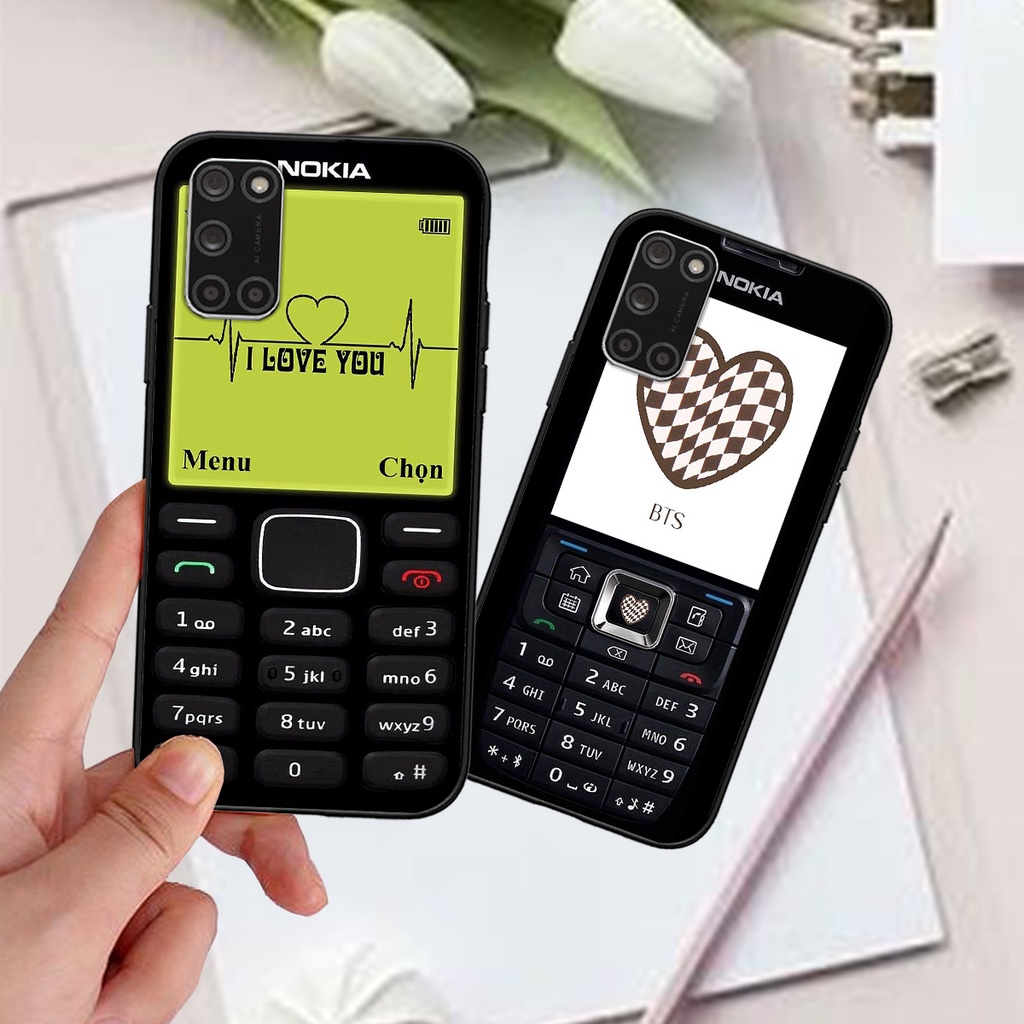 Ốp Oppo A32 / A52 / A92 / A53 bộ hình điện thoại nokia huyền thoại , BTS , Vpop cute