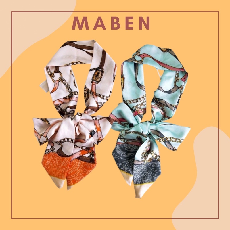 Khăn thời trang công sở thắt nơ áo sơ mi - Maben