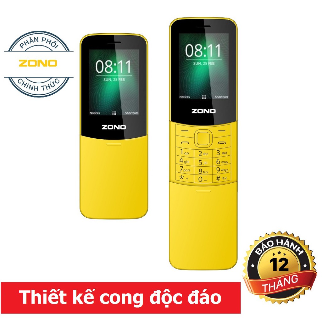 Điện thoại di động ZONO N8110 (2.4inch) 2 Sim - Bảo hành 12 tháng