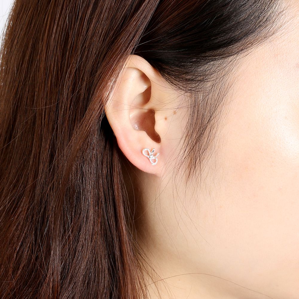 Bộ 6 đôi bông tai hình trái tim/ nơ/ hình học/ nơ thiết kế đơn giản thời trang cho nữ