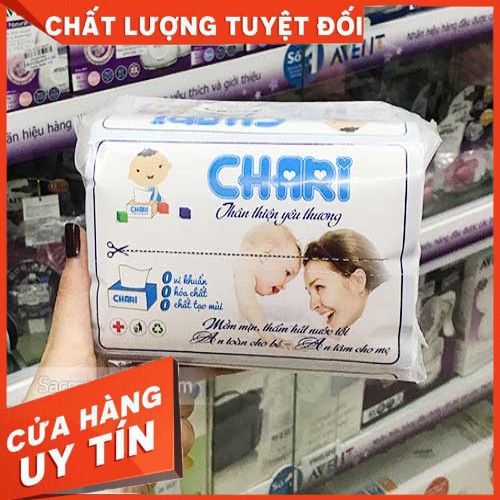 Khăn Khô Đa Năng Chari Túi Rút Tiện Cho MẸ