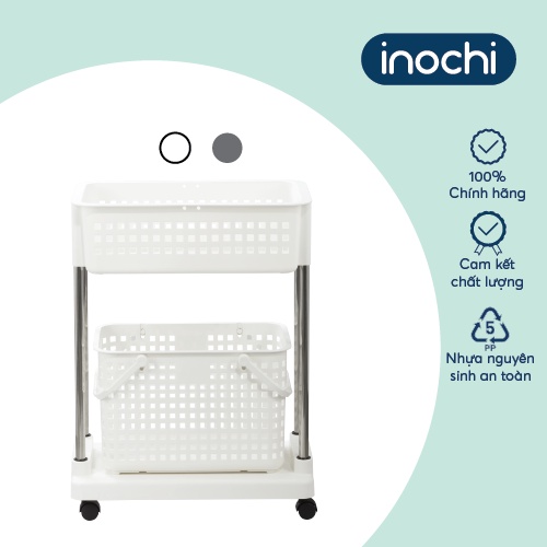 Kệ giặt di động Inochi- Nachi màu Trắng Ngọc/Ghi sữa