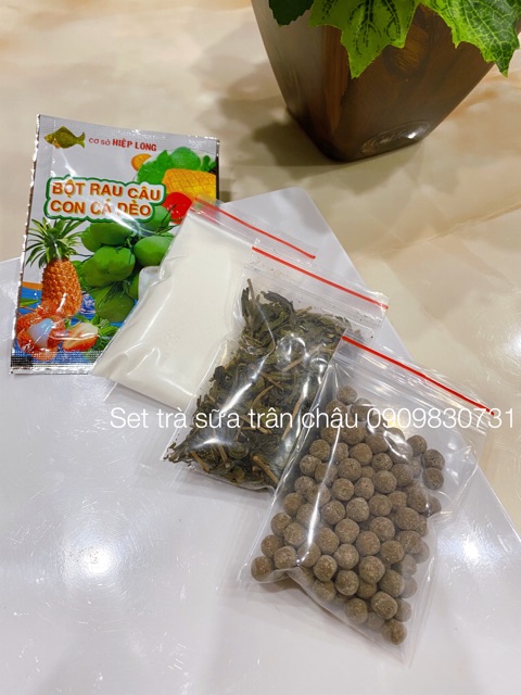 Set trà sữa Thái/Trà sữa Trân Châu