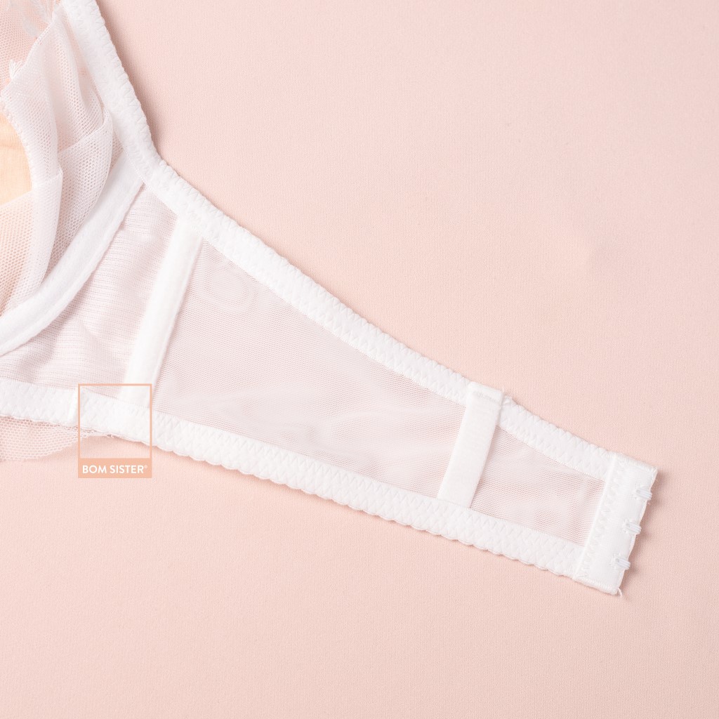 [Mã FARSBRBOM1 giảm 10% đơn 99K] Áo lót không mút ren hoa có gọng nâng ngực tự nhiên BOM SISTER A4043 | BigBuy360 - bigbuy360.vn