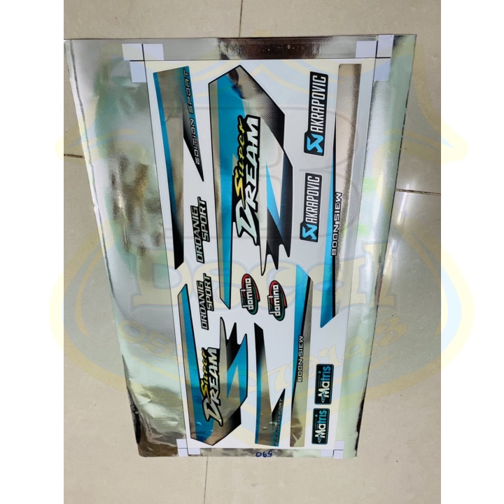 ( Quí khách vui lòng mang ra tiệm cho thợ dán ) Tem DREAM CHẤT LIỆU CROM DẺO CAO CẤP NO1