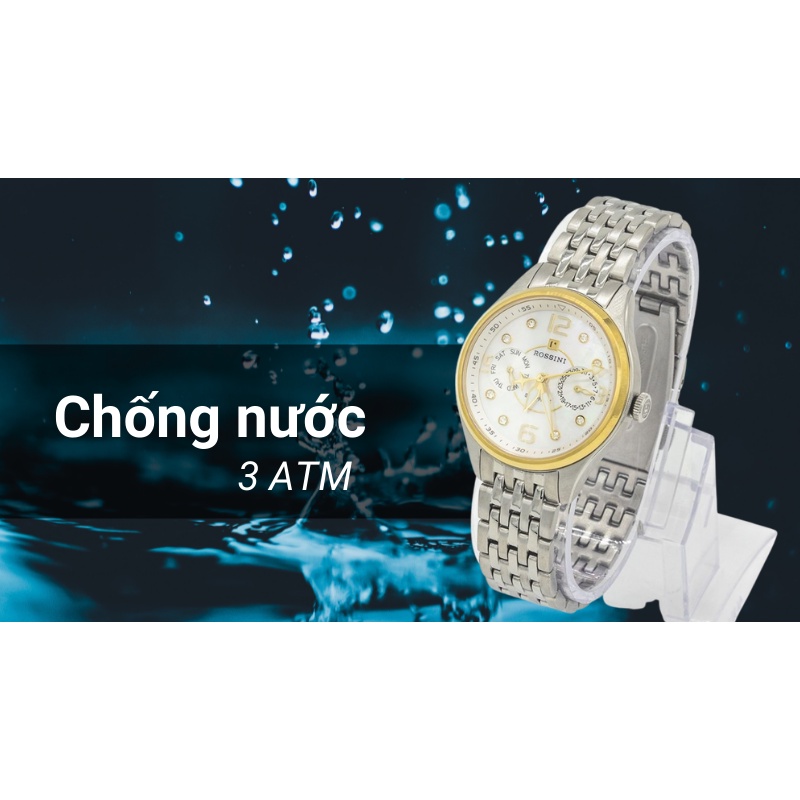 Đồng Hồ Nữ Thanh Lịch Rossini - 6660T01A - Hàng Chính Hãng