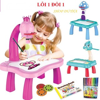 Bàn tập vẽ có đèn chiếu sáng thông minh cho bé tập tô - Bàn tập vẽ tranh 3D