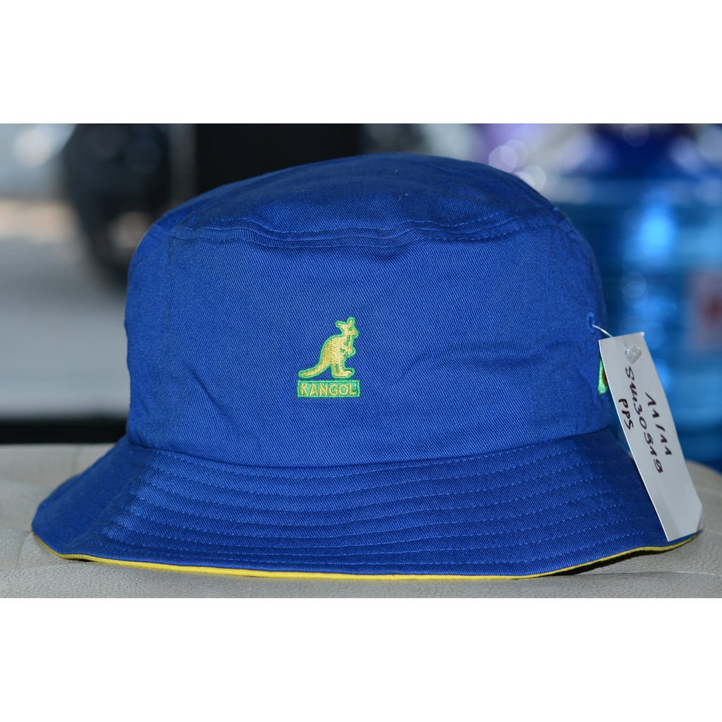 Nón Bucket chính hãng Kangol National Brazil bucket hat,mũ bucket xịn,nón tai bèo thời trang ( Hình 