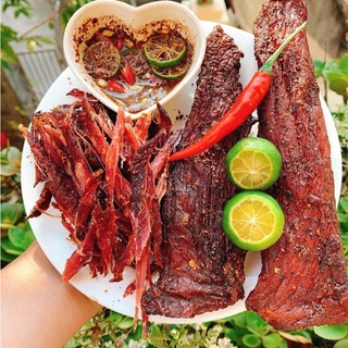 Đặc sản vùng cao- 500GR Thịt lợn khô gác bếp chuẩn vị vùng cao thơm mùi hạt dổi, mắc khén.