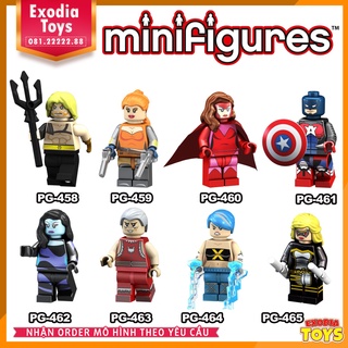 Xếp hình Minifigure nhân vật siêu anh hùng Marvel và DC Comics - Đồ Chơi Lắp Ghép Sáng Tạo - POGO PG8127