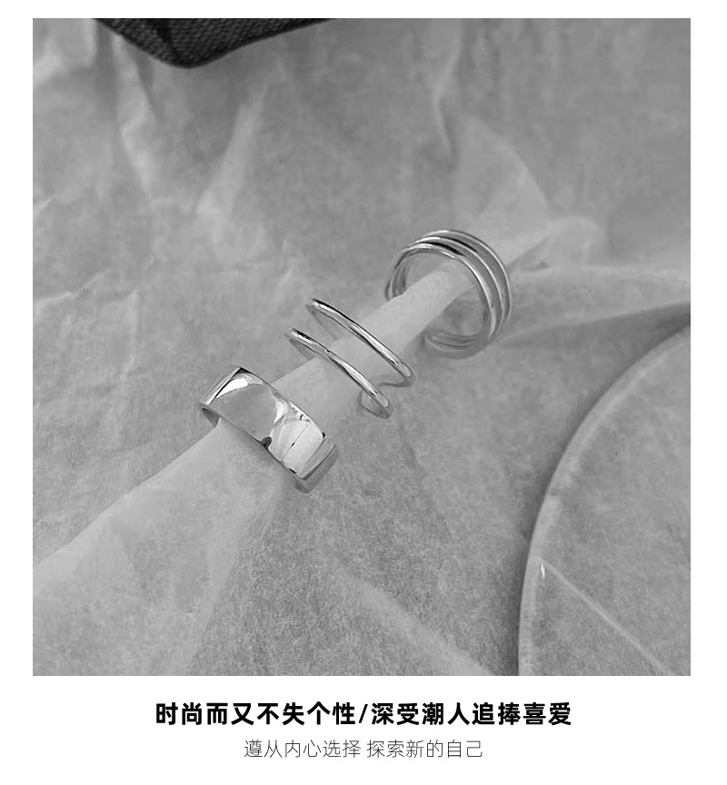 Bông tai 22789 dạng kẹp không cần xỏ lỗ thời trang cao cấp cá tính đơn giản cho nữ