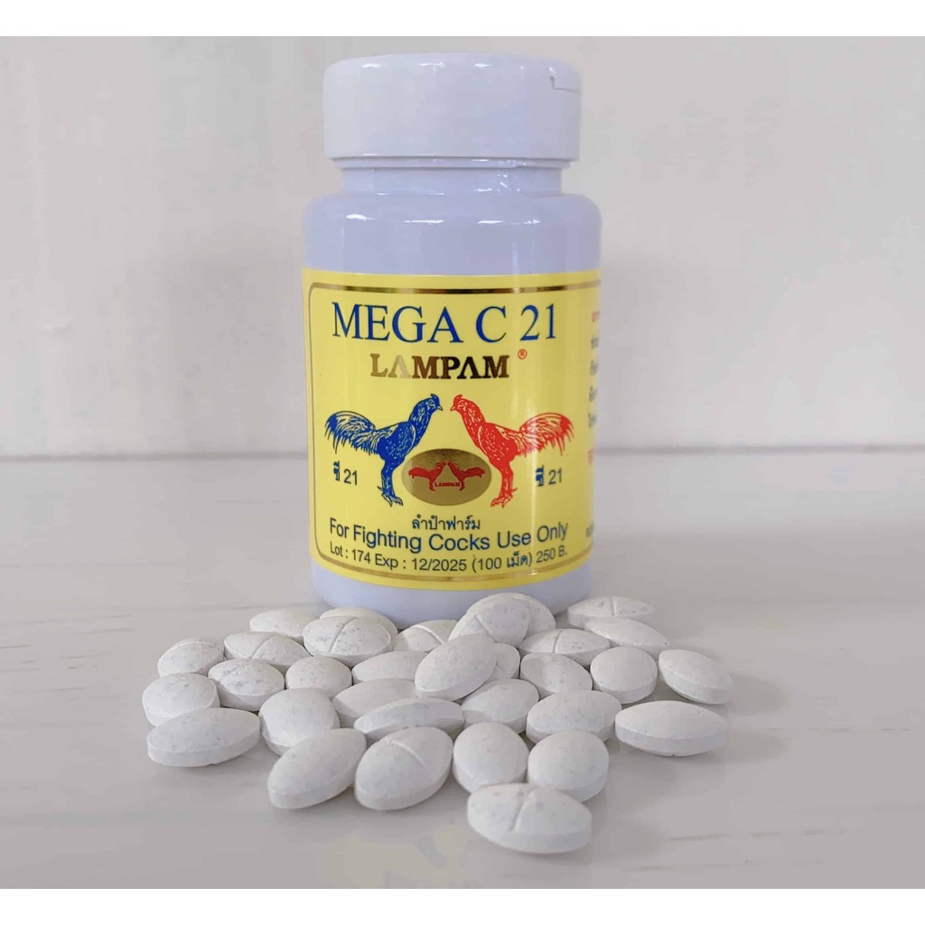 Mega C21 Thuc Nuôi Gà Đá  Bổ Gân Tăng Bo Pin