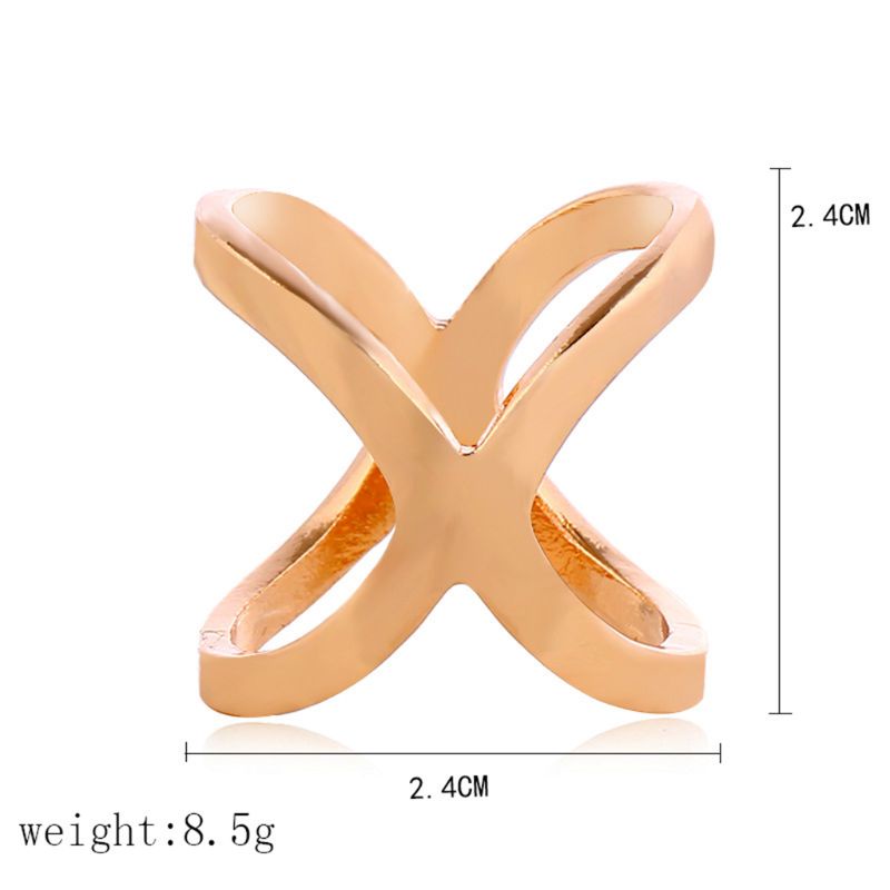 Vòng kẹp giữ khăn choàng hình chữ X bằng lụa thanh lịch cho nữ
 | BigBuy360 - bigbuy360.vn