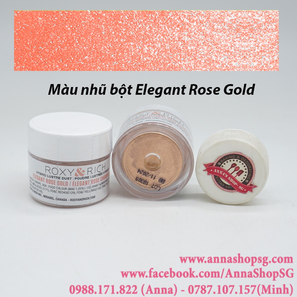 MÀU NHŨ BỘT ELEGANT ROSE GOLD 2.5g