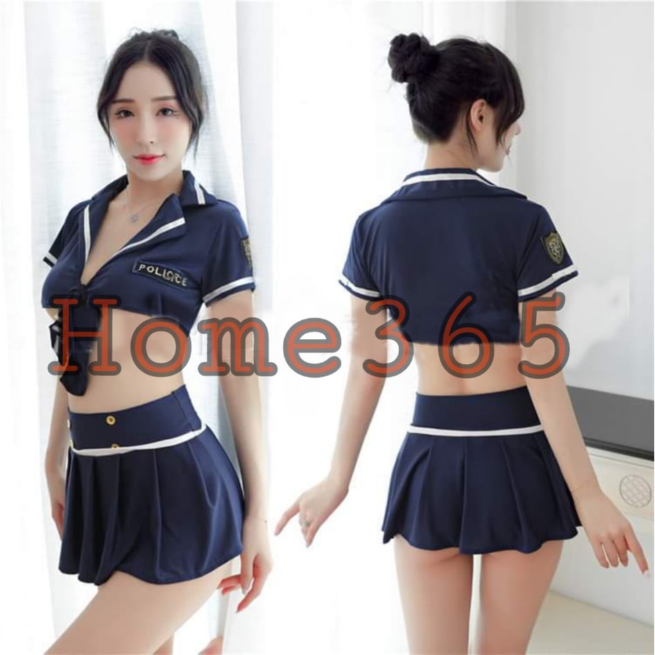 Cosplay sexy nữ cảnh sát xinh đẹp H10