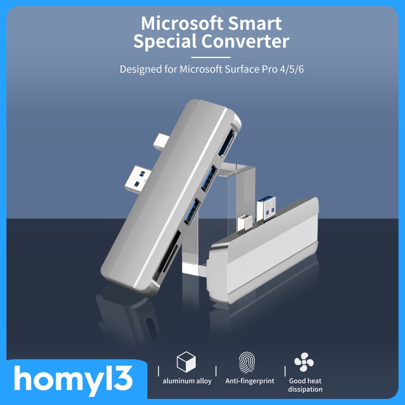 Hub Chia Cổng USB 3.0 Cho Surface Pro 4 / 5 / 6 4K HDMI