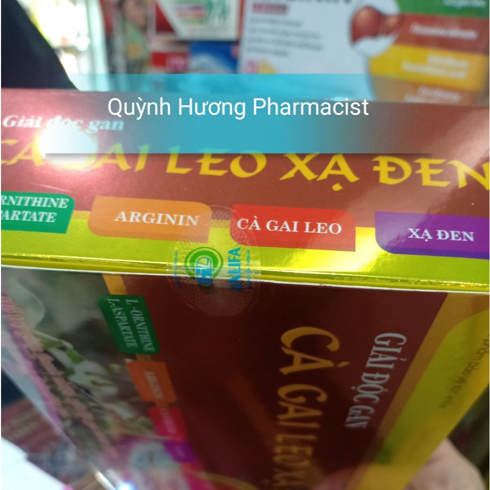 Viên uống GIẢI ĐỘC GAN CÀ GAI LEO XẠ ĐEN giúp hỗ trợ chức năng gan