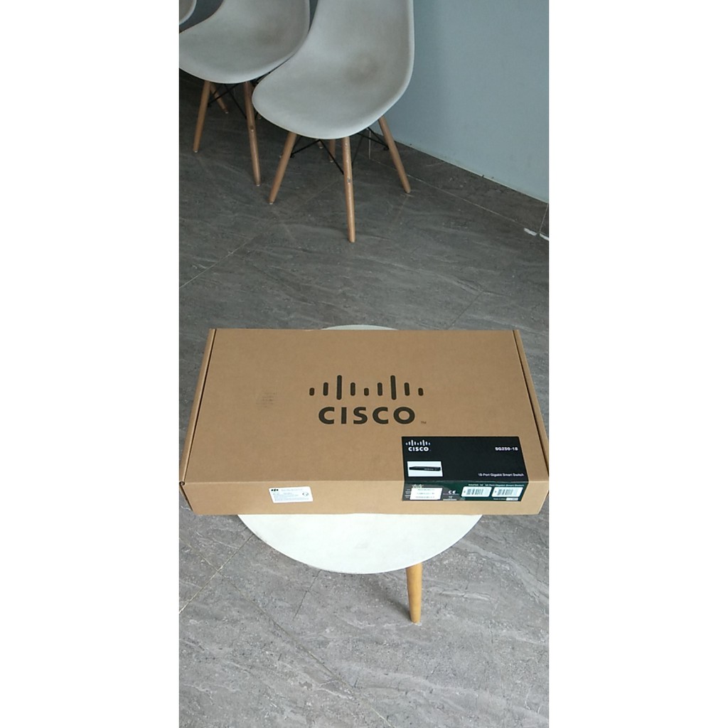 Thiết bị mạng  Cisco SG250-18-K9-EU 18-Port Gigabit Smart Switch - Chính hãng - Mới