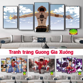 [ mã SRAPR7920 giảm 50%] Bộ 5 Tranh Tráng Gương One Piece 15 Mẫu 60X100 TÙY CHỌN