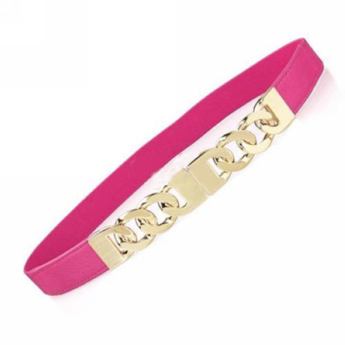 Thắt Lưng Nữ Khóa Kim Loại Vàng Kiểu Dáng Skinny