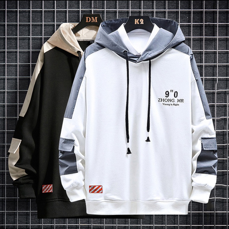 Fashion Áo Hoodie Nam Dài Tay Mũ Trùm Đầu Họa Tiết Zenkocs3 MEN TOP 152