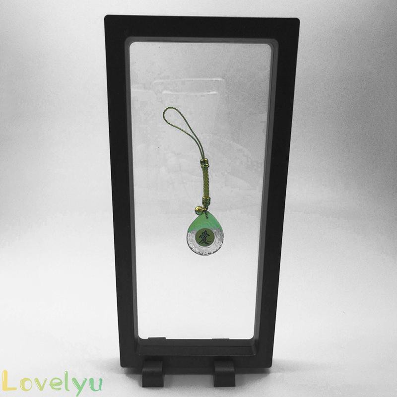 Floating Display Case Protection Stand Container Organizer Transparent Suspension box Jewelry Medal Anti Shock