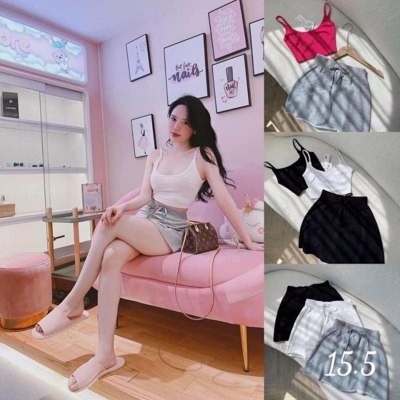 Chân váy thun chữ A lưng thun năng động🤗