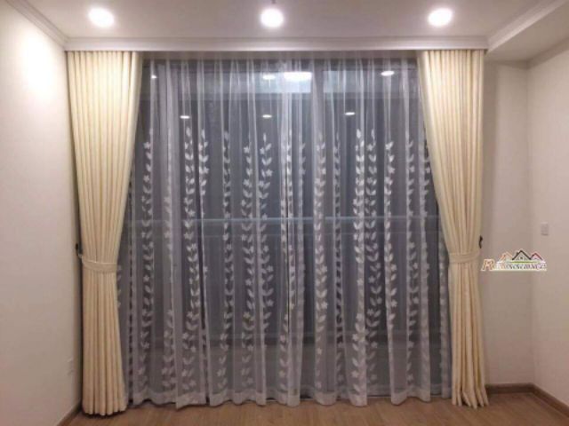Combo rèm vải cho khách