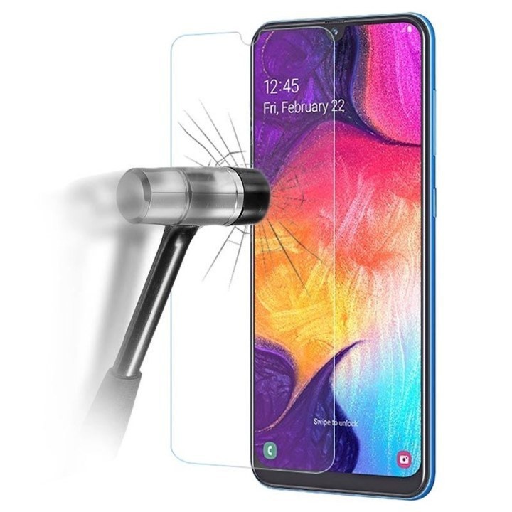 Kính Cường Lực Trong Suốt- 2.5D Samsung A01-A10-A20-A30- A50-A8Plus-A80/ A90- C9pro-A9pro. Hana case