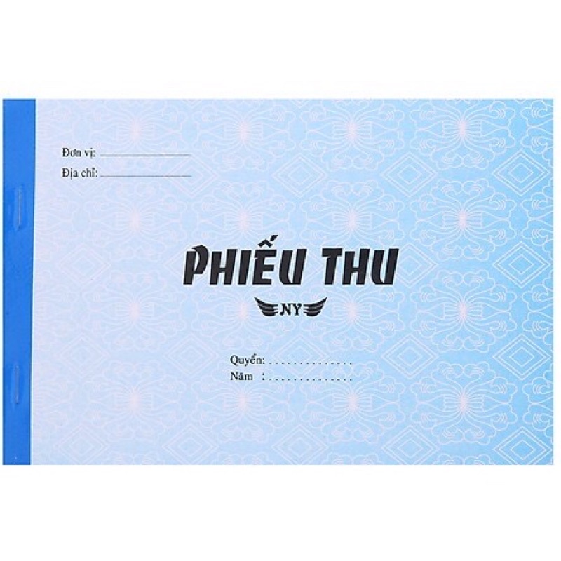 phiếu thu 2 liên dày ( 50 bộ ) khổ 13*19 …