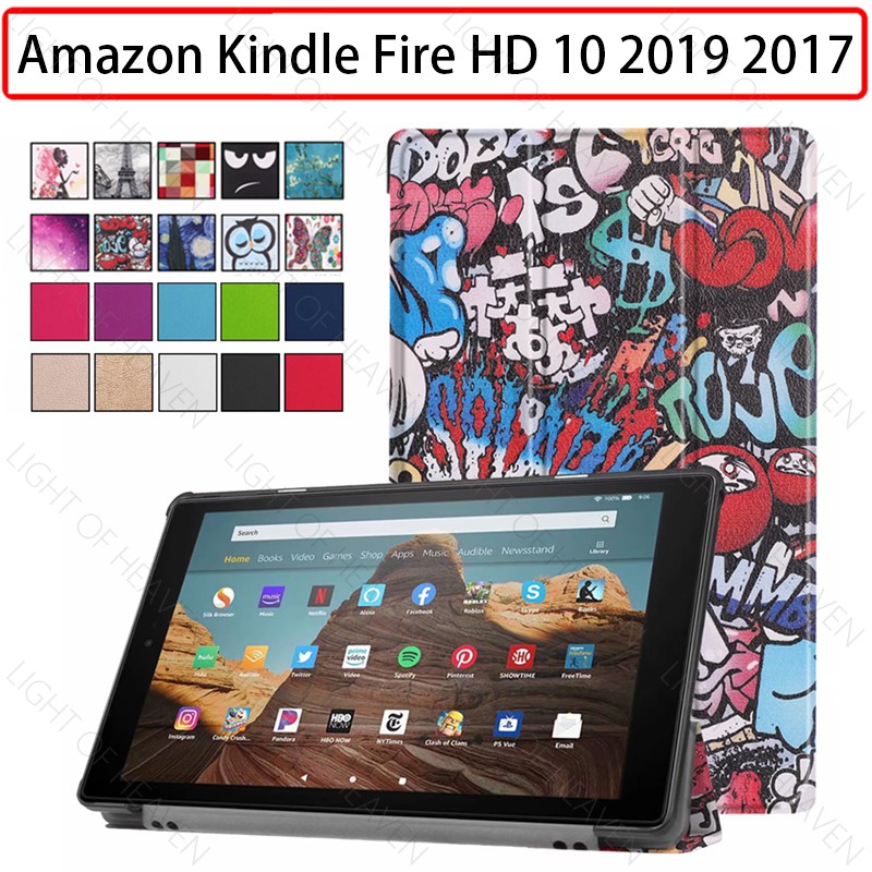 Bao da bảo vệ siêu mỏng cho Amazon Kindle Fire HD 10 2017 2019