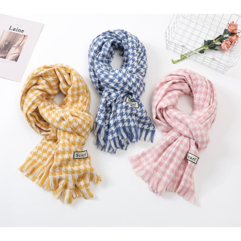 [Giá cực sốc] Khăn quàng cổ phong cách Vintage Hàn Quốc 10001 - Shop28Decor.com