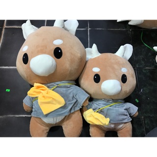 Bán Lẻ Giá Sỉ Bò Chăm Chỉ (60cm) Lông Nhung Mềm Mịn,Hàng Có Sẵn